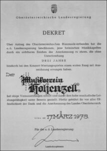 1974 – Einladung in Polling